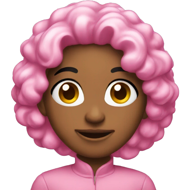 Christmas pink emoji