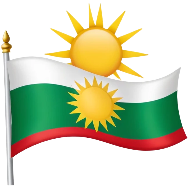 Kurdistan flag emoji emoji