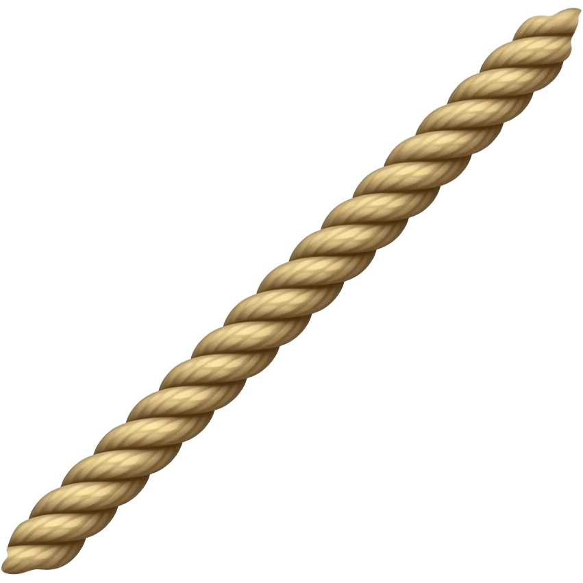 beige rope straight line emoji emoji