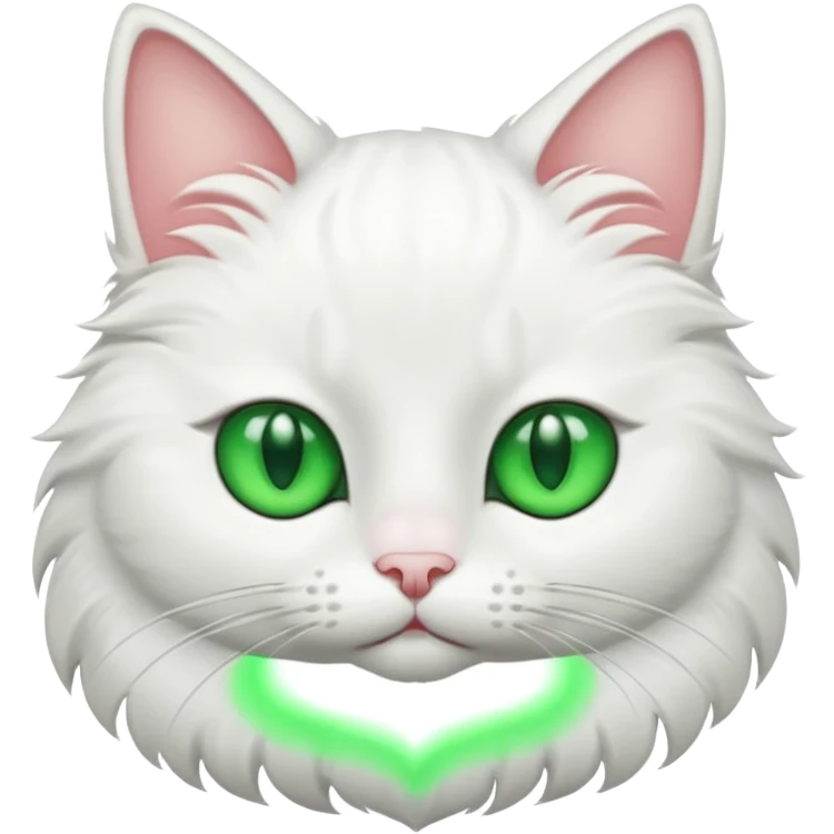 Weiße Katze  emoji