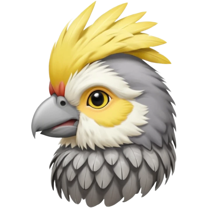 cockatiel bird emoji