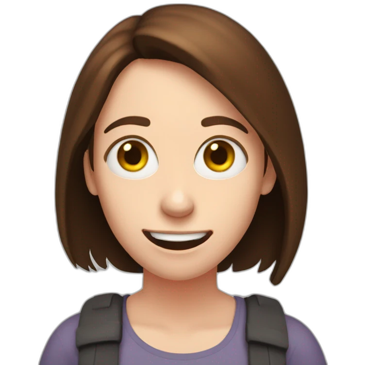 Overly attached girlfriend emoji