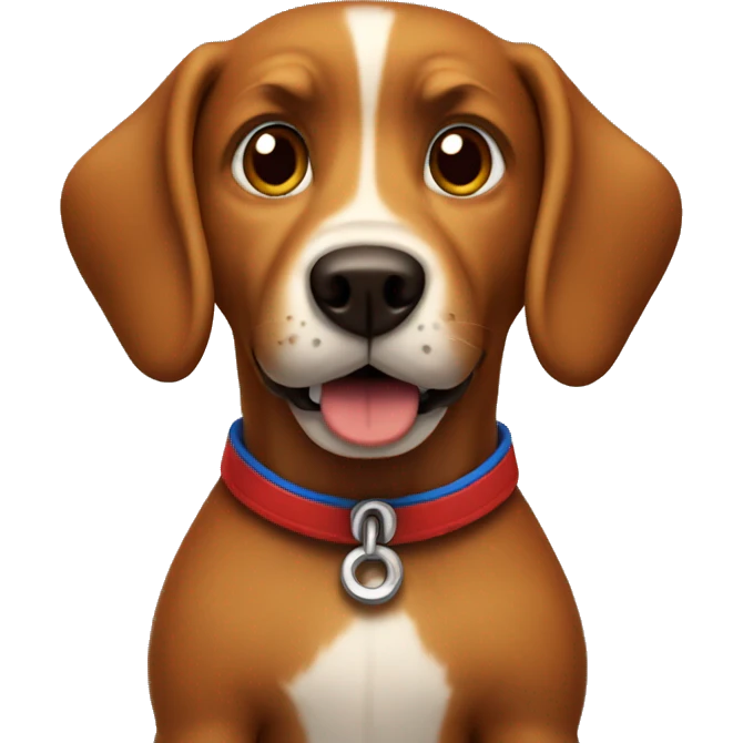 Brown Mario dog  emoji