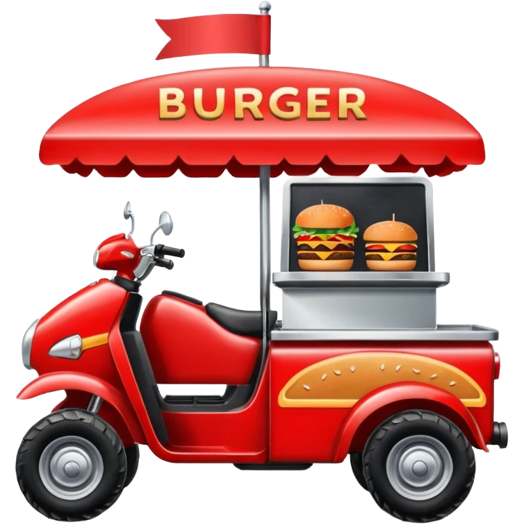 burger stall four wheeler emoji
