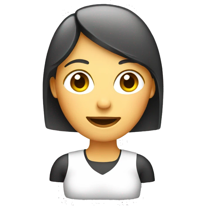Phone in the shape of a woman emoji