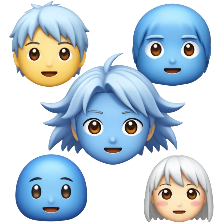 Create emoji pack for telegram with anime Nazo no Kanojo X emoji