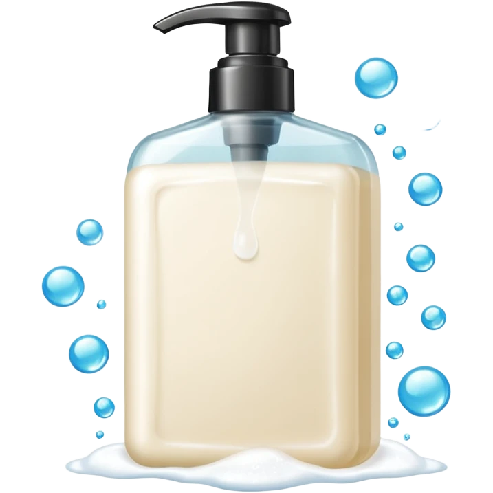 Soap and shampoo emoji