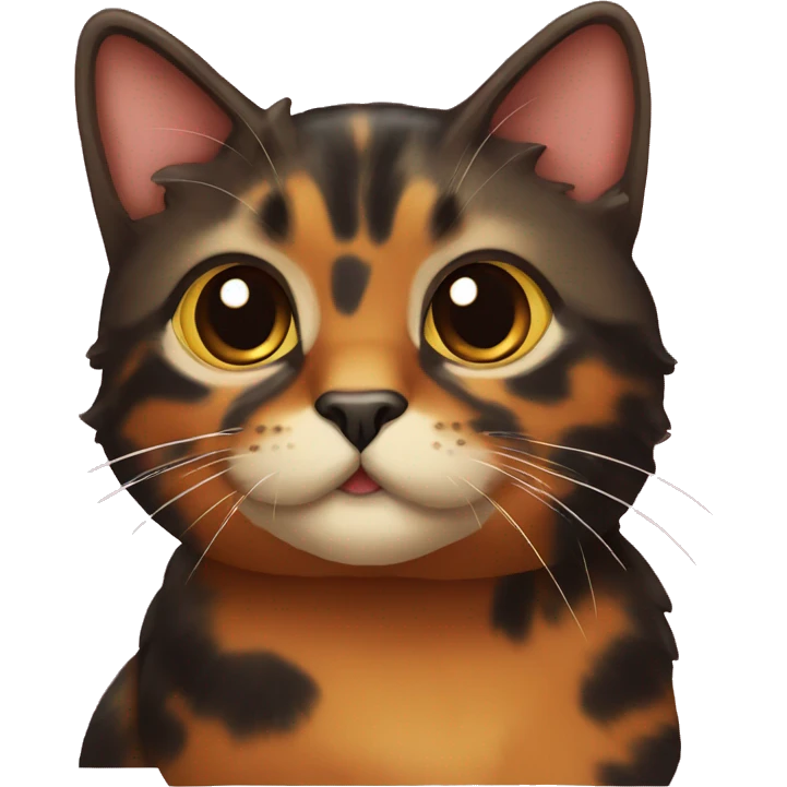 tortoiseshell cat emoji