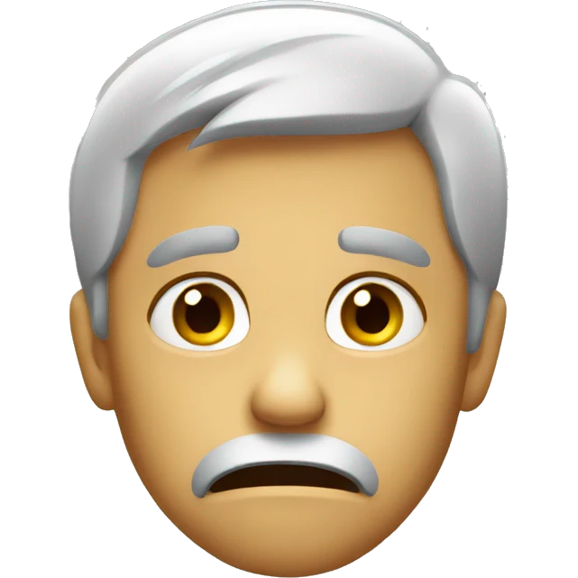 Worried emoji
