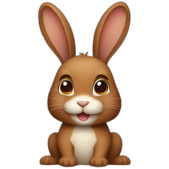 Brown Rabbit emoji