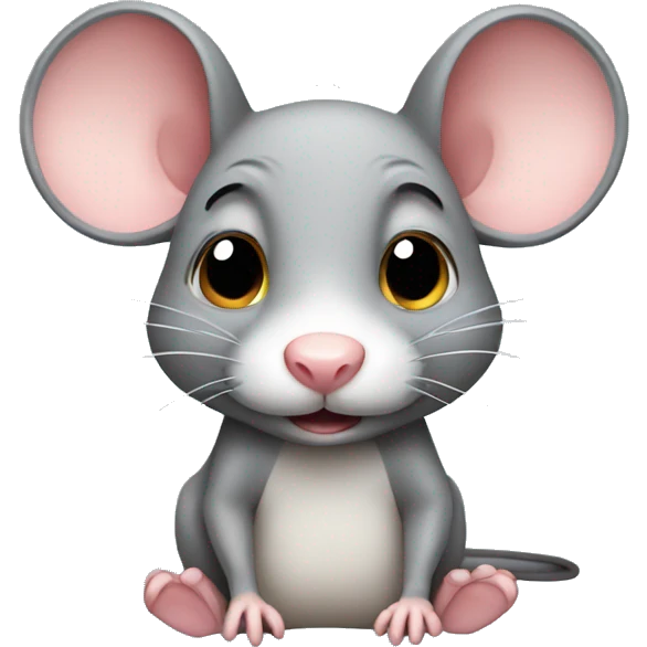 Cute rat emoji