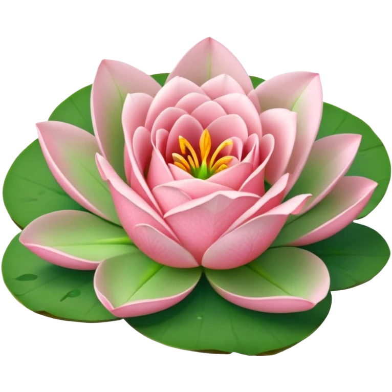 Rose plus Lily pad plus heart emoji