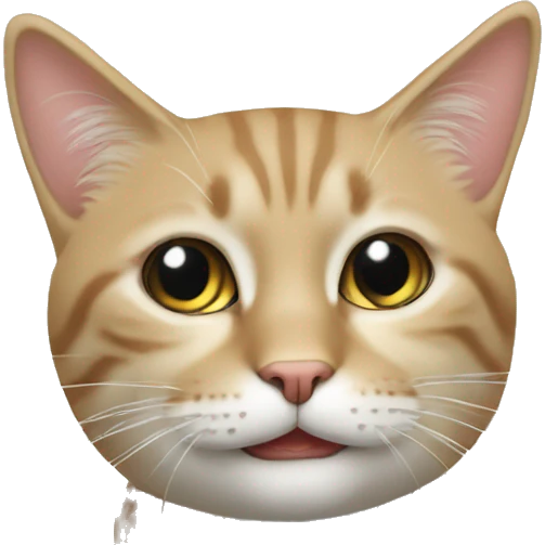 un chat étonné  emoji