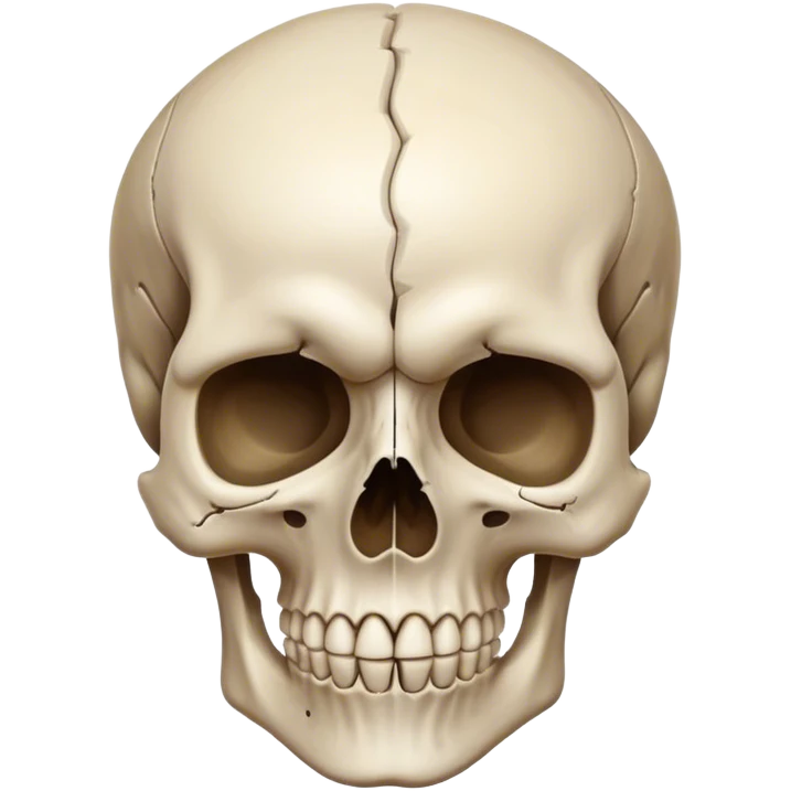 Mind blown skull emoji
