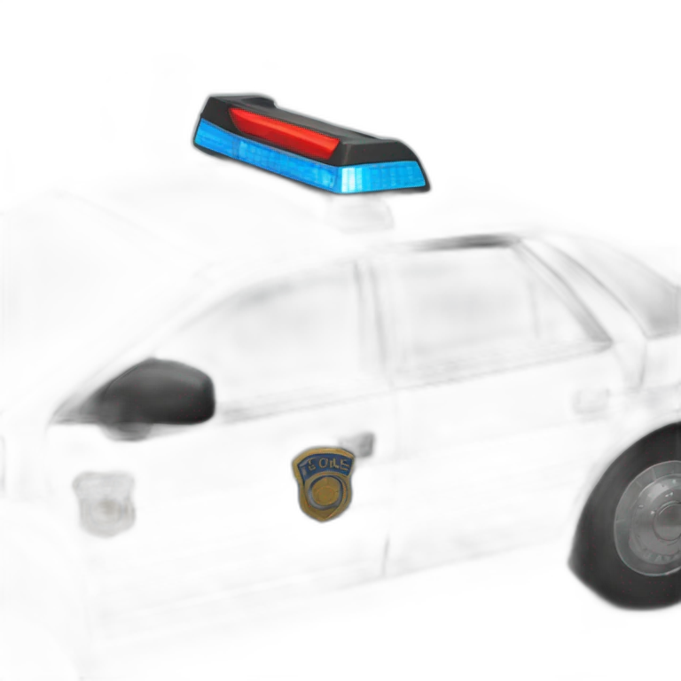 police car emoji