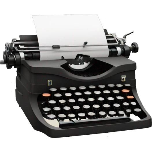 typewriter emoji