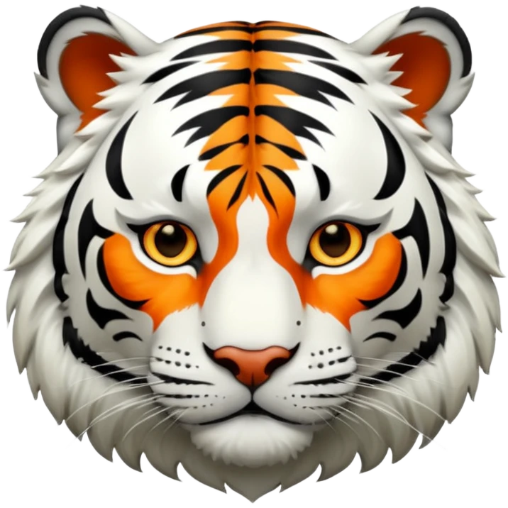 Tigre blanco emoji