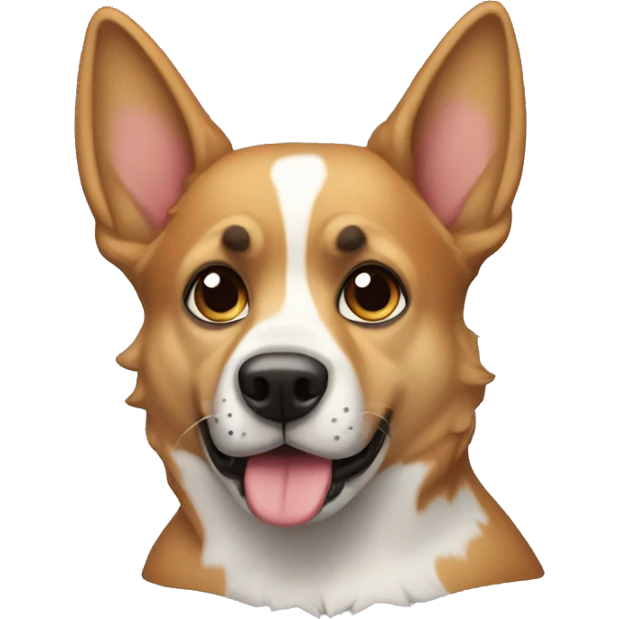 Perro sorprendido emoji