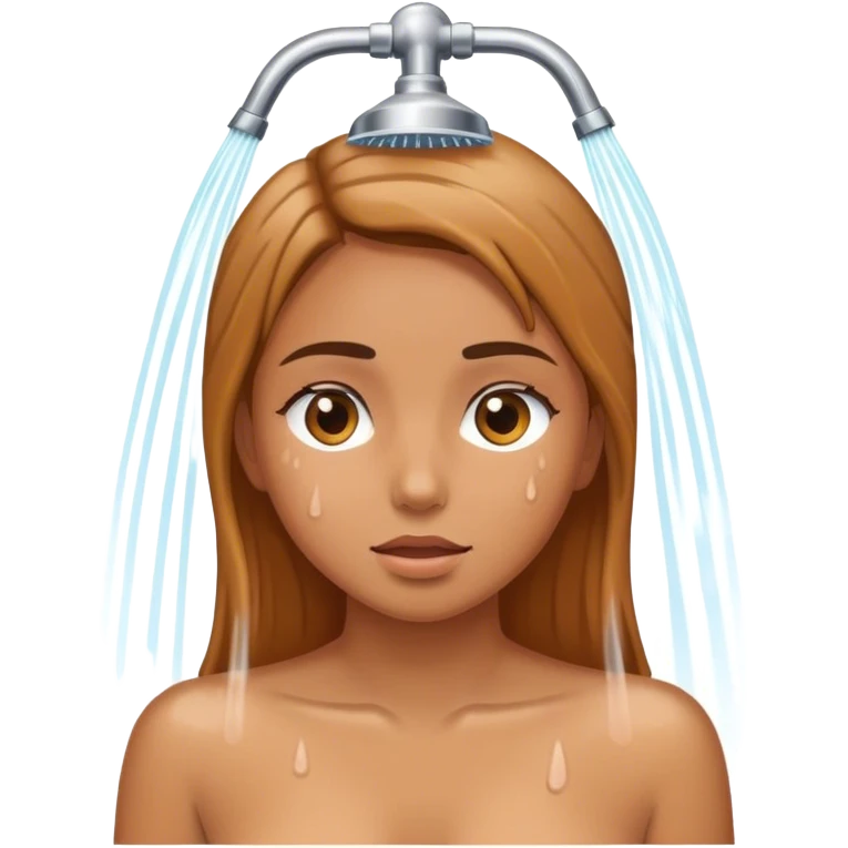 girl in the shower
 emoji