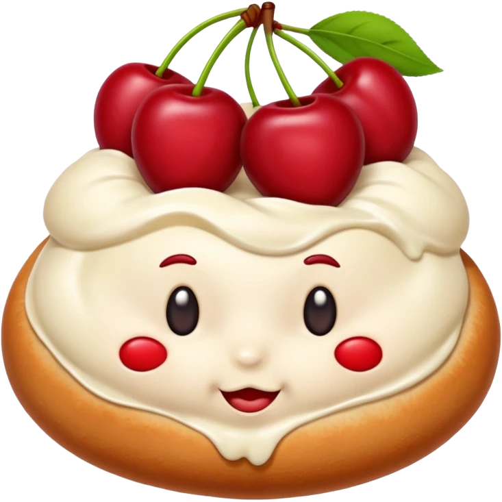 vareniki with cherries  emoji