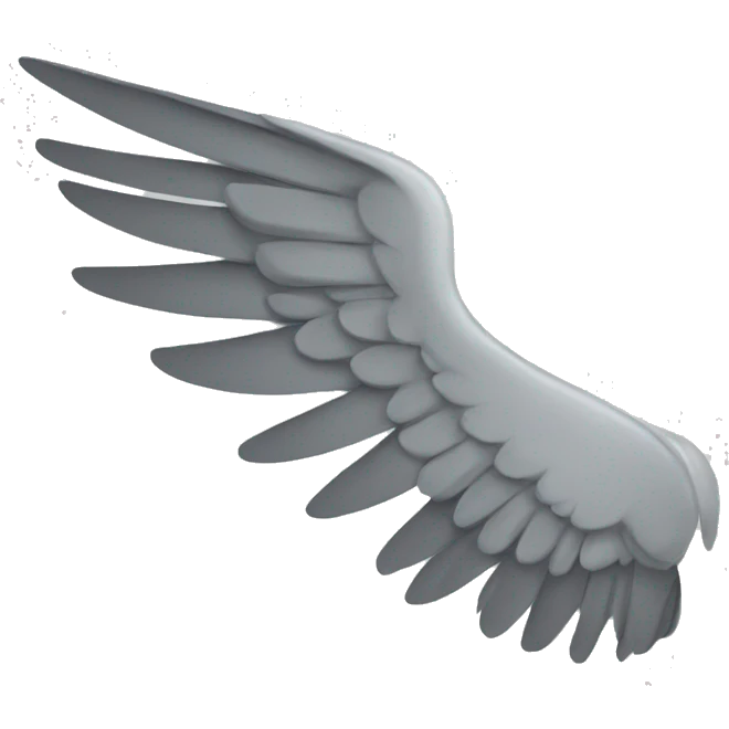 Wing to the right emoji