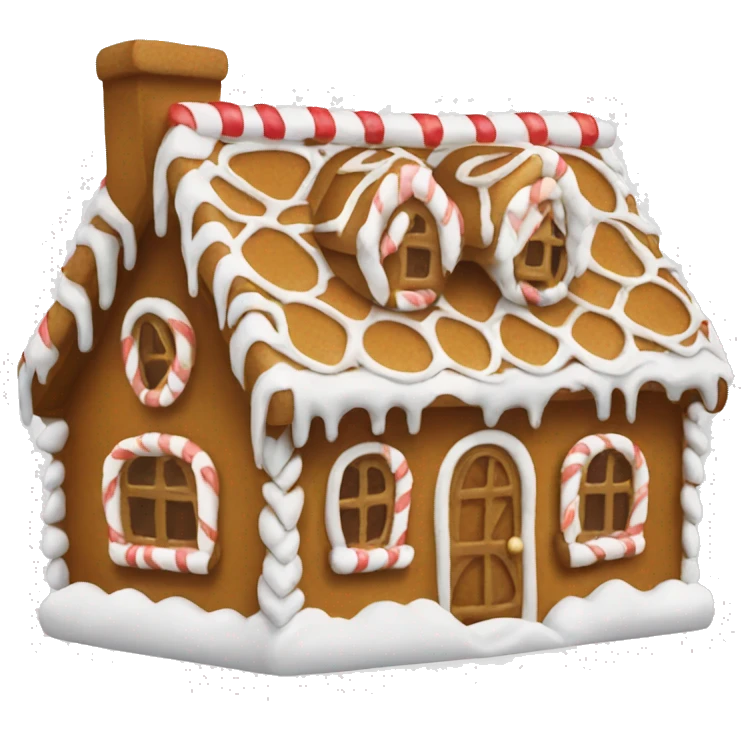gingerbread house emoji