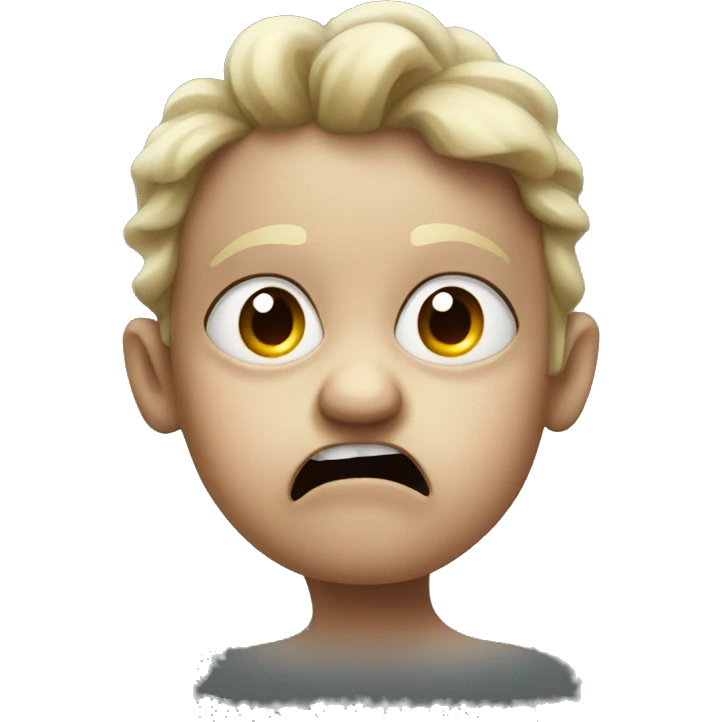 Child with angry steam out from nose emoji