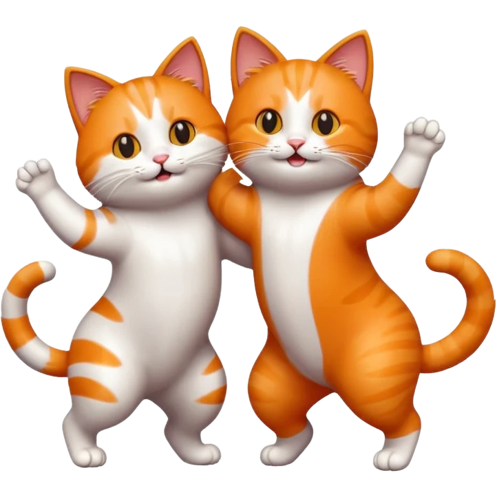 Gatos dançando emoji