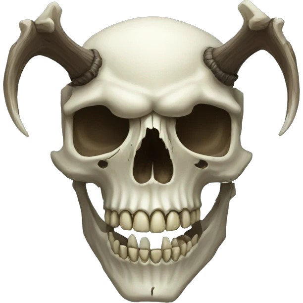 Wendigo skull emoji