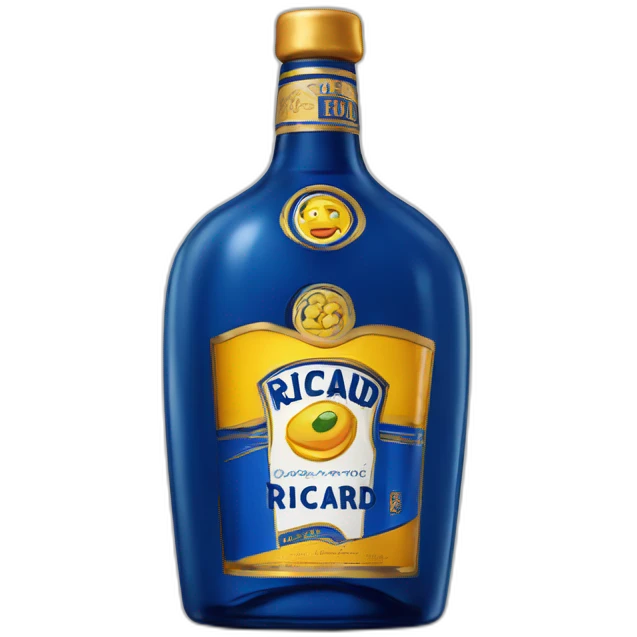 Bouteille de ricard emoji