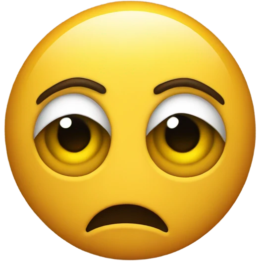 scared shaking yellow round emoji emoji