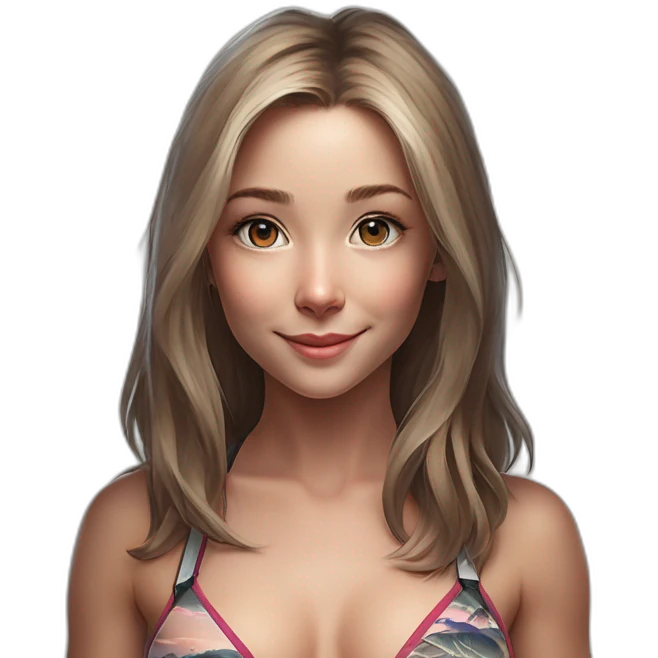 Elon musk wearing bikini emoji