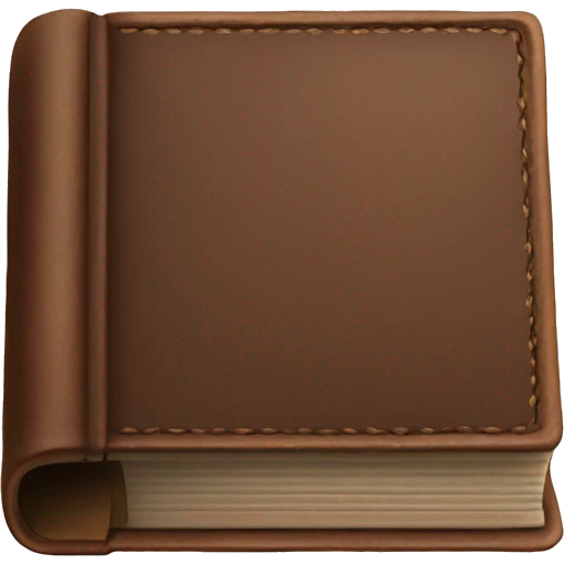 leather book emoji