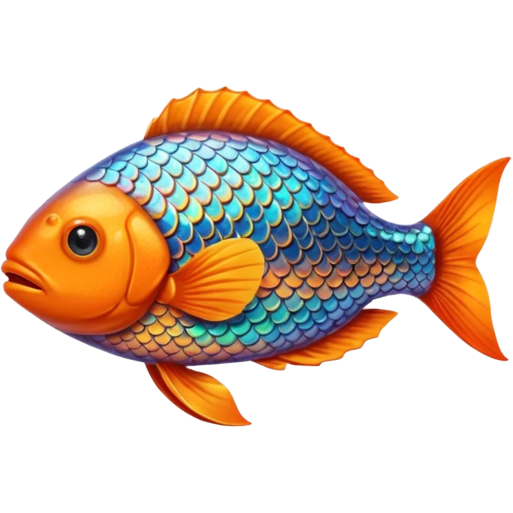 Orange benekeliFish emoji