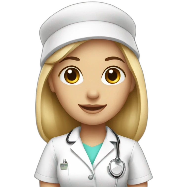 Beautiful nurse emoji