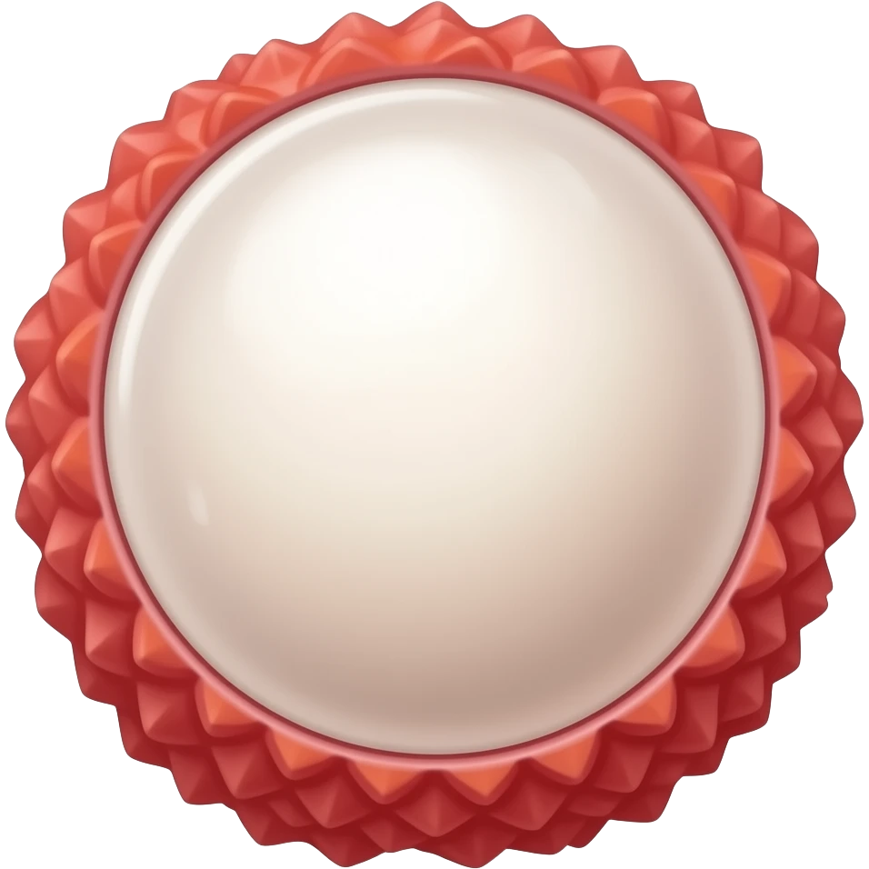 Lychee fruit emoji emoji