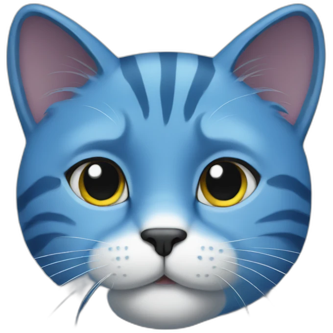 blue cat emoji