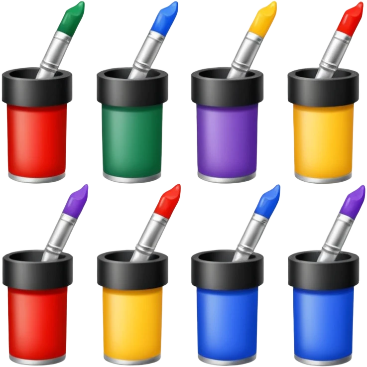 artist paint tubes emoji