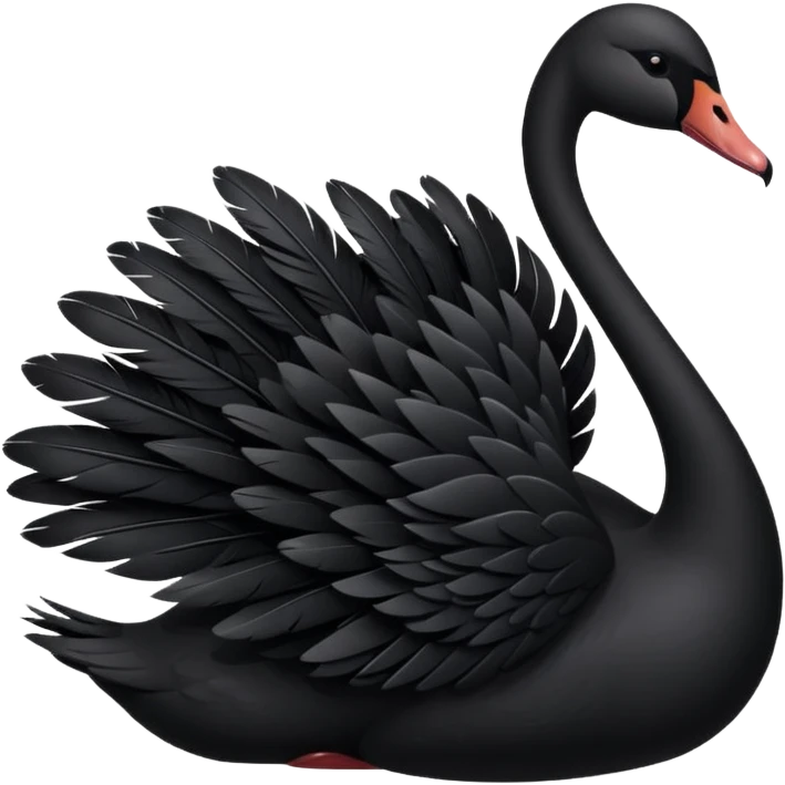 Black swan emoji