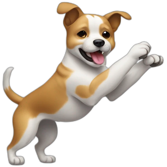 Chien qui danse emoji