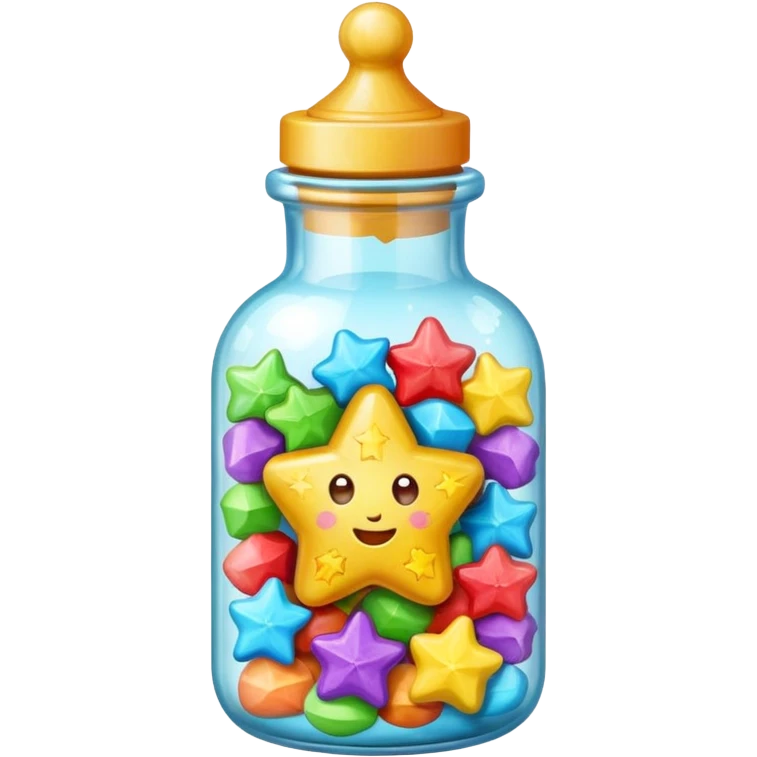 Konpeito Star Candy Bottle emoji
