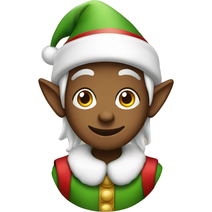 Christmas elf emoji