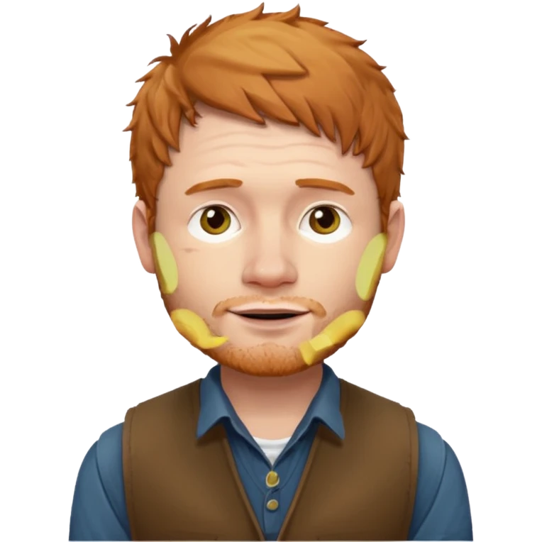 Ed Sheeran wear vest emoji