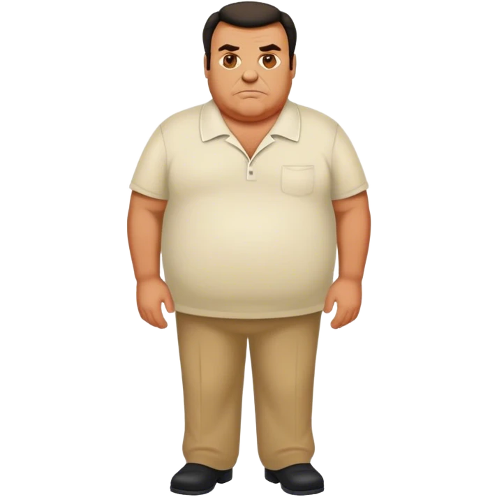 fat steven segal standing emoji