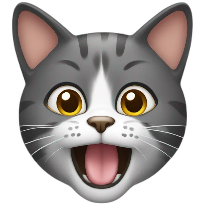 Cat surprised  emoji