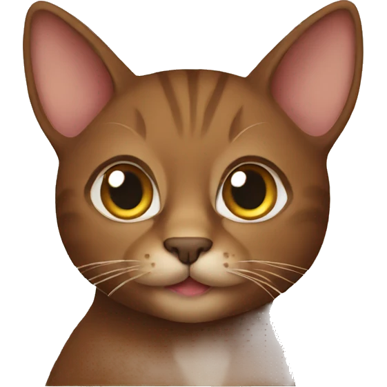 brown cat emoji