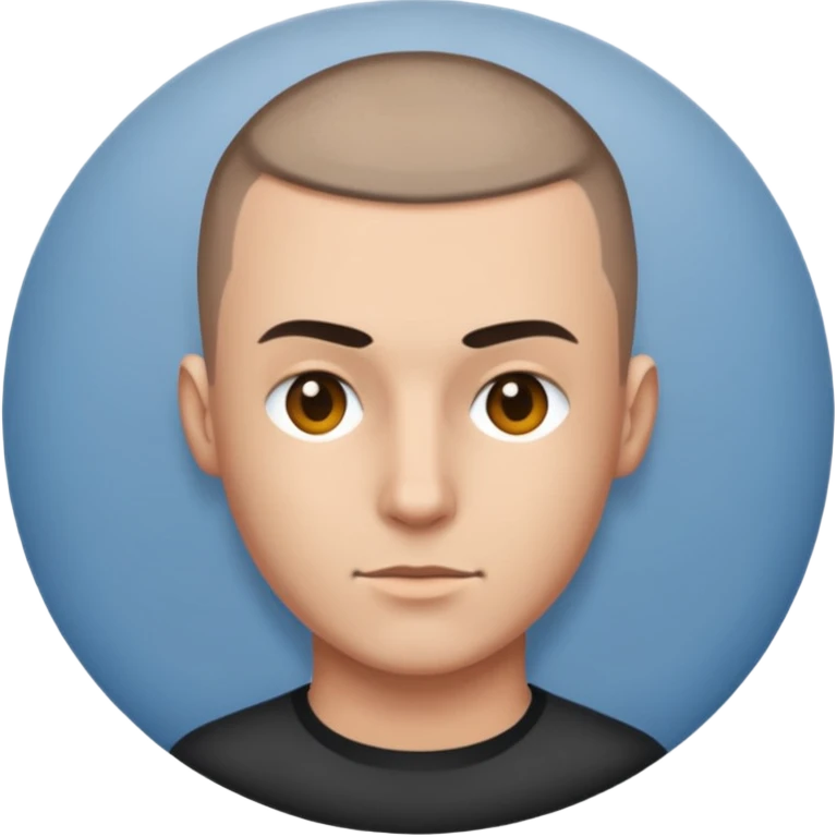 man with buzzcut emoji