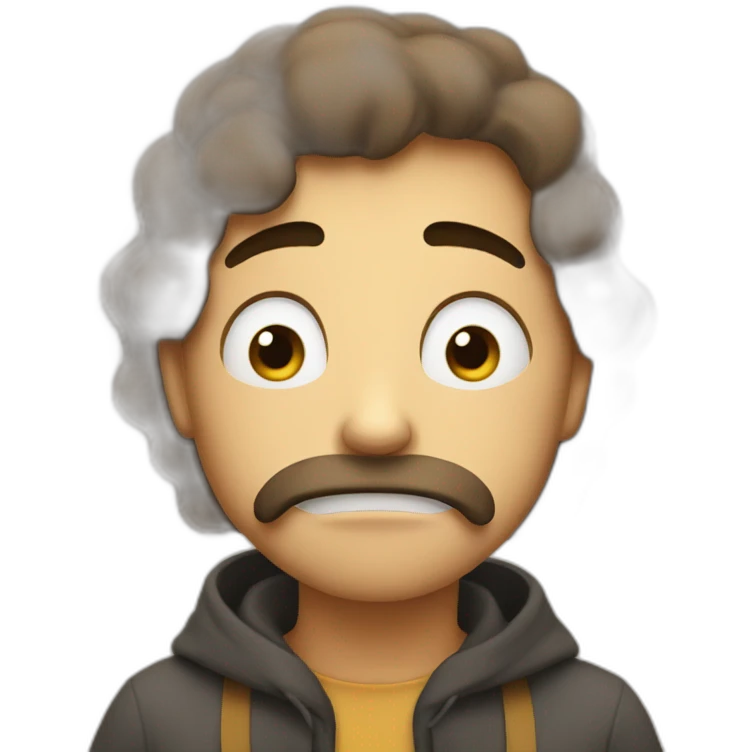 Shh I'm mewing emoji