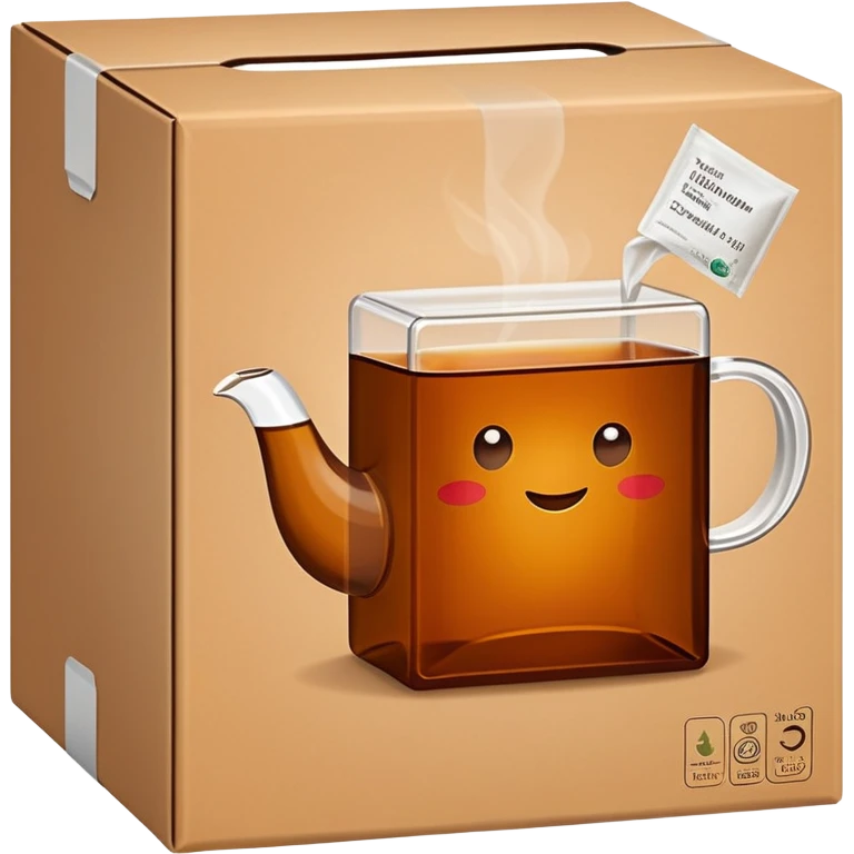 Tea bags in a box  emoji