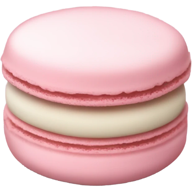 Light pink macaron emoji